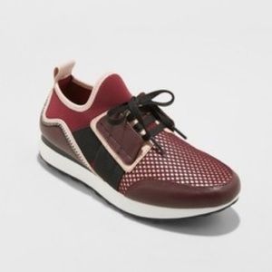 Deena Lace Up Sneakers a new day Burgundy women’s